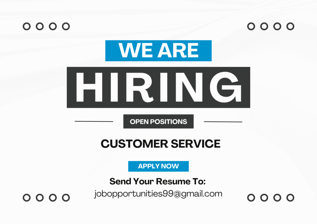 customer service job